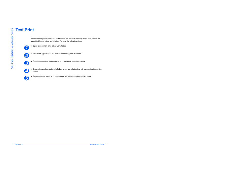 Test print, Test print -16 | Savin AC205 User Manual | Page 308 / 339
