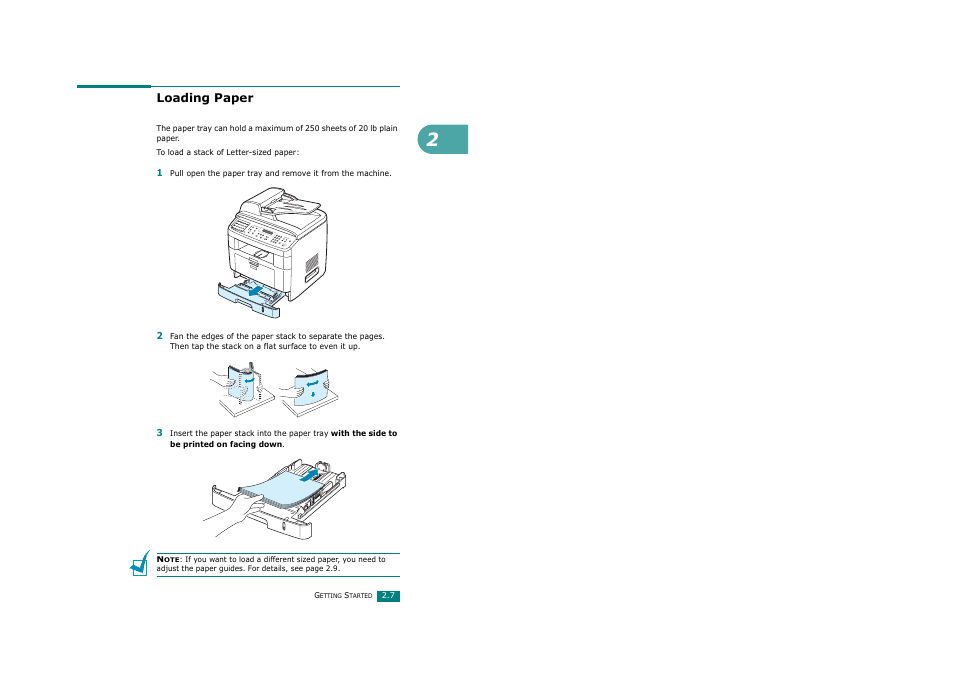 Loading paper | Savin AC205 User Manual | Page 32 / 339