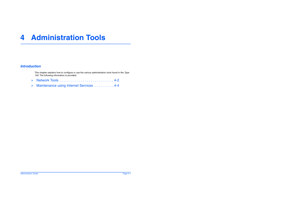 4 administration tools, Introduction, 4 administration tools -1 | Introduction -1 | Savin AC205 User Manual | Page 327 / 339