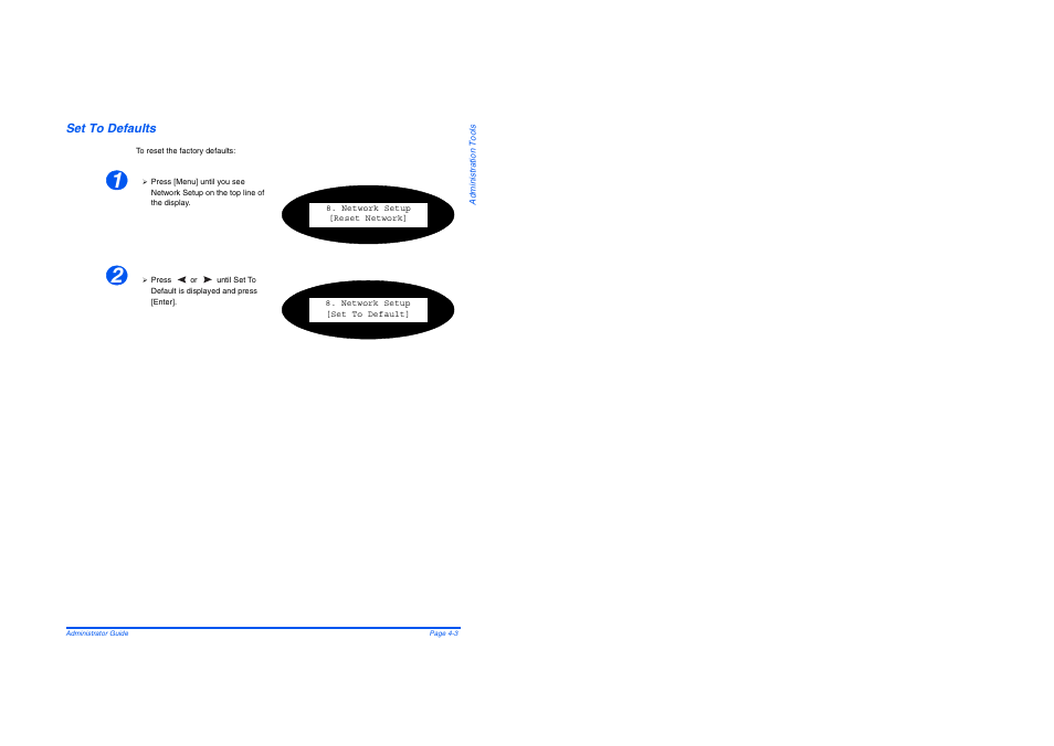 Set to defaults, Set to defaults -3 | Savin AC205 User Manual | Page 329 / 339