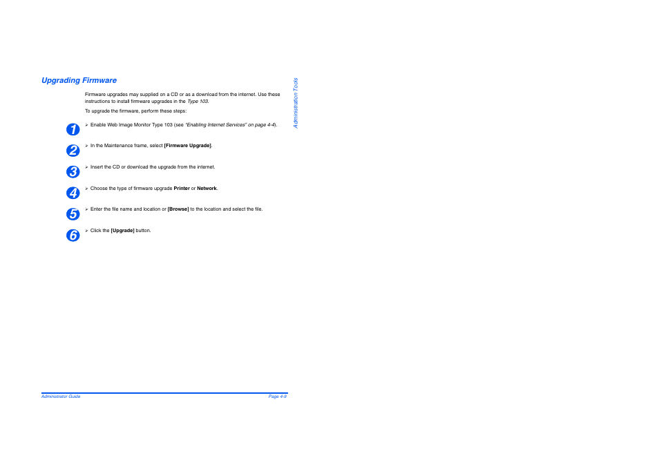 Upgrading firmware, Upgrading firmware -9 | Savin AC205 User Manual | Page 335 / 339