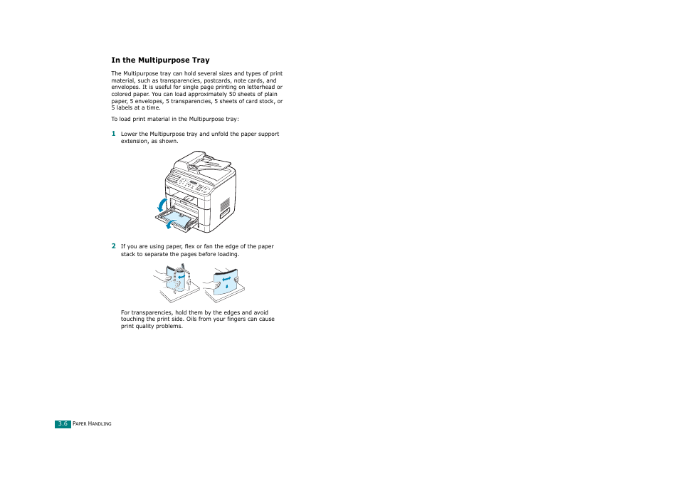 In the multipurpose tray | Savin AC205 User Manual | Page 83 / 339