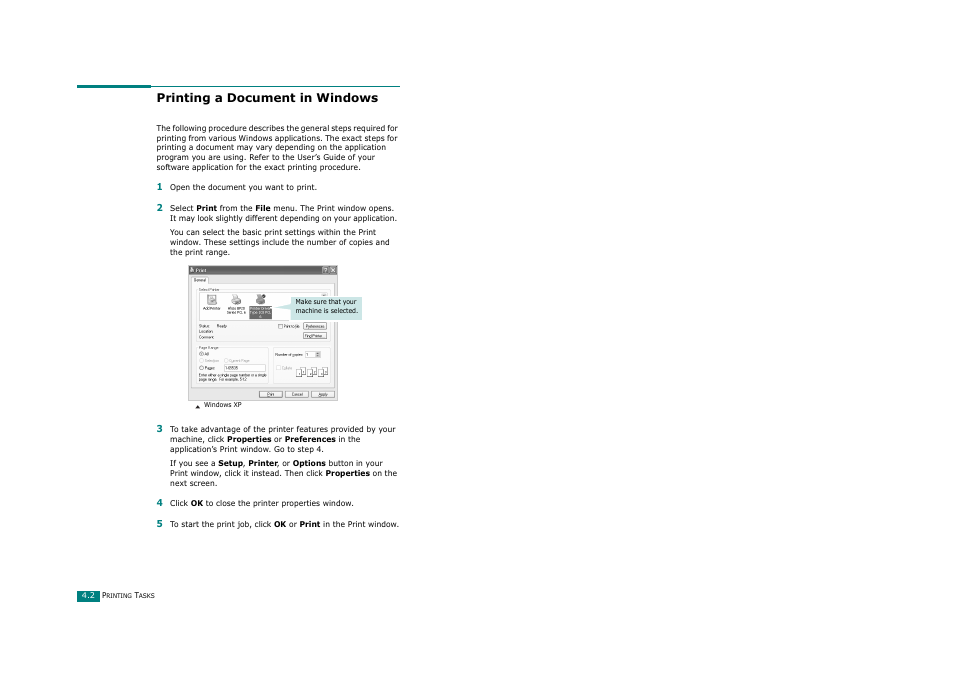 Printing a document in windows | Savin AC205 User Manual | Page 91 / 339