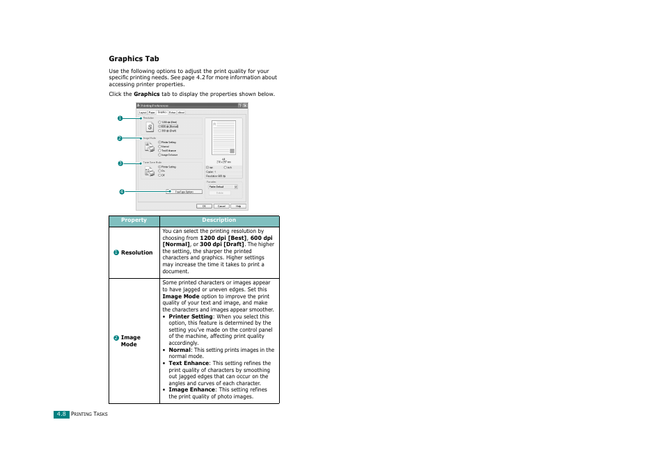 Graphics tab | Savin AC205 User Manual | Page 97 / 339