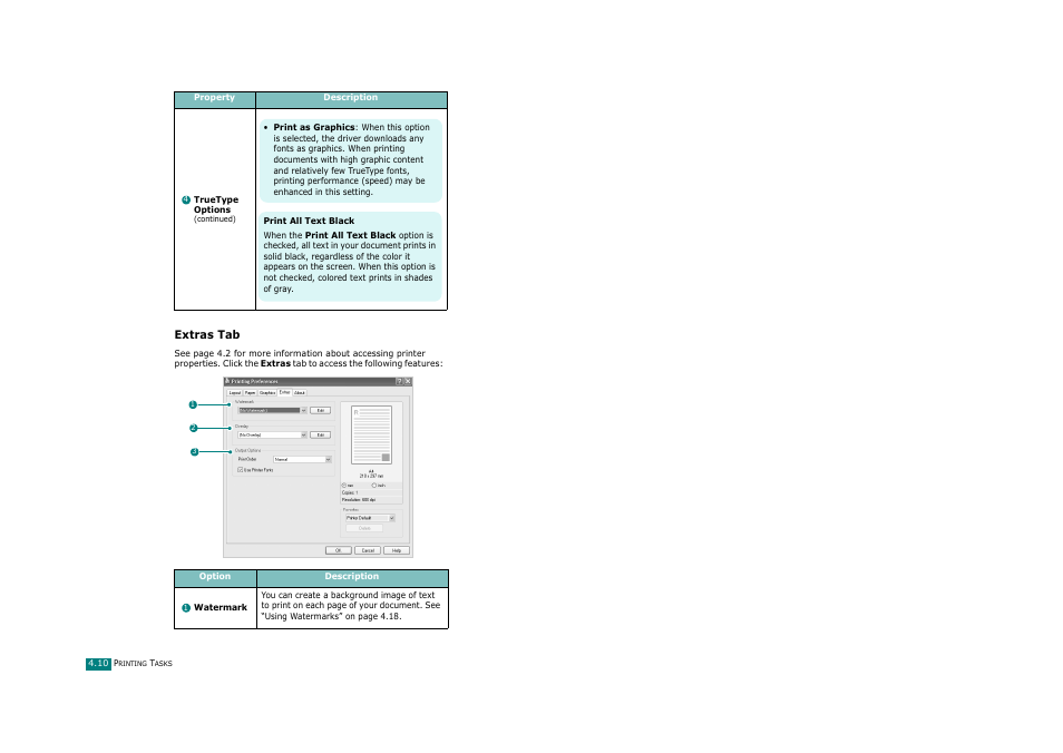Extras tab | Savin AC205 User Manual | Page 99 / 339
