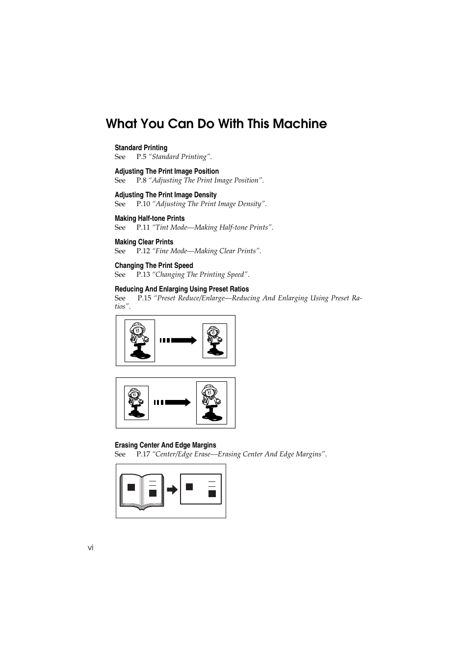 What you can do with this machine | Savin 3150eDNP User Manual | Page 9 / 125