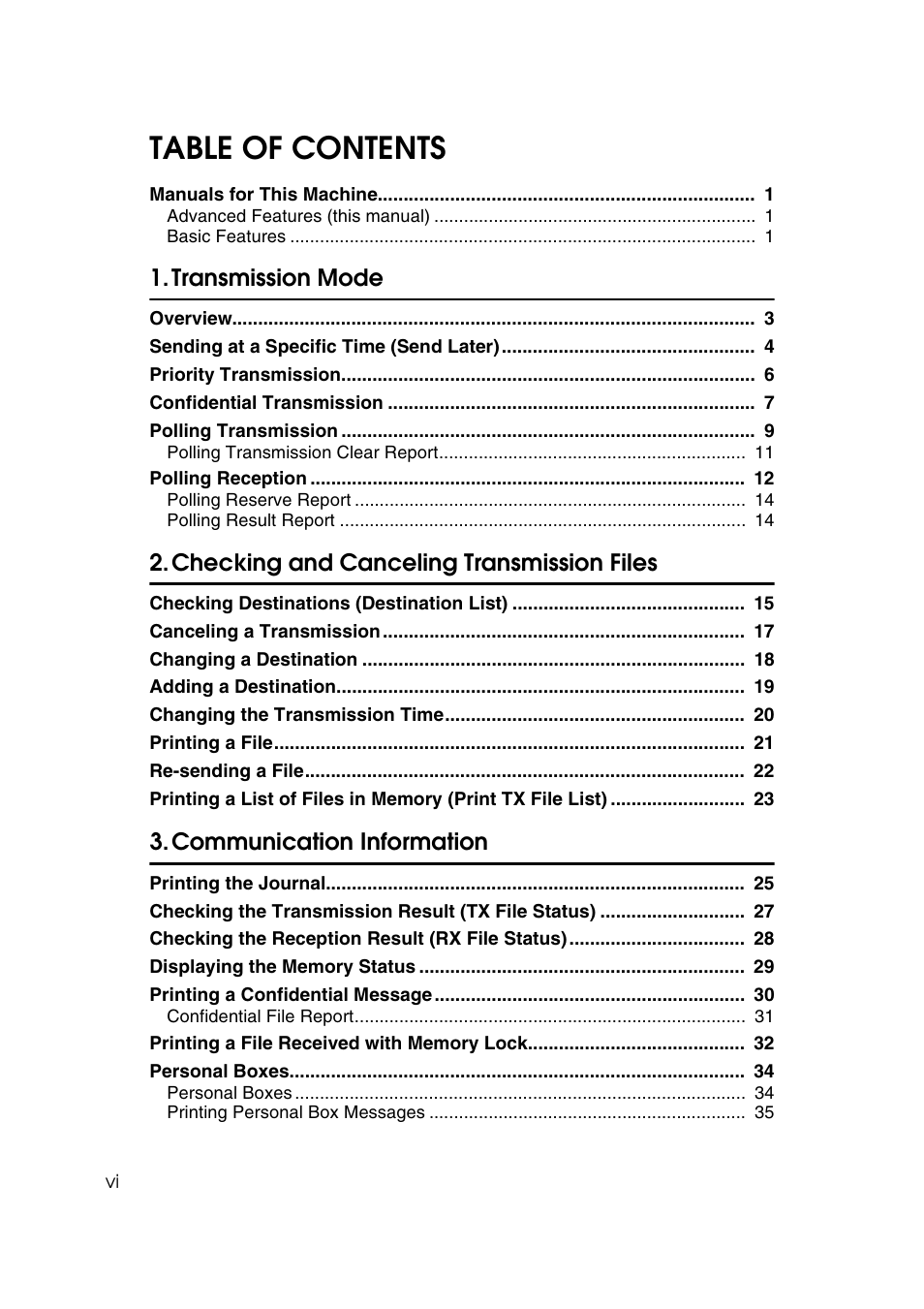 Savin 1045 User Manual | Page 10 / 216