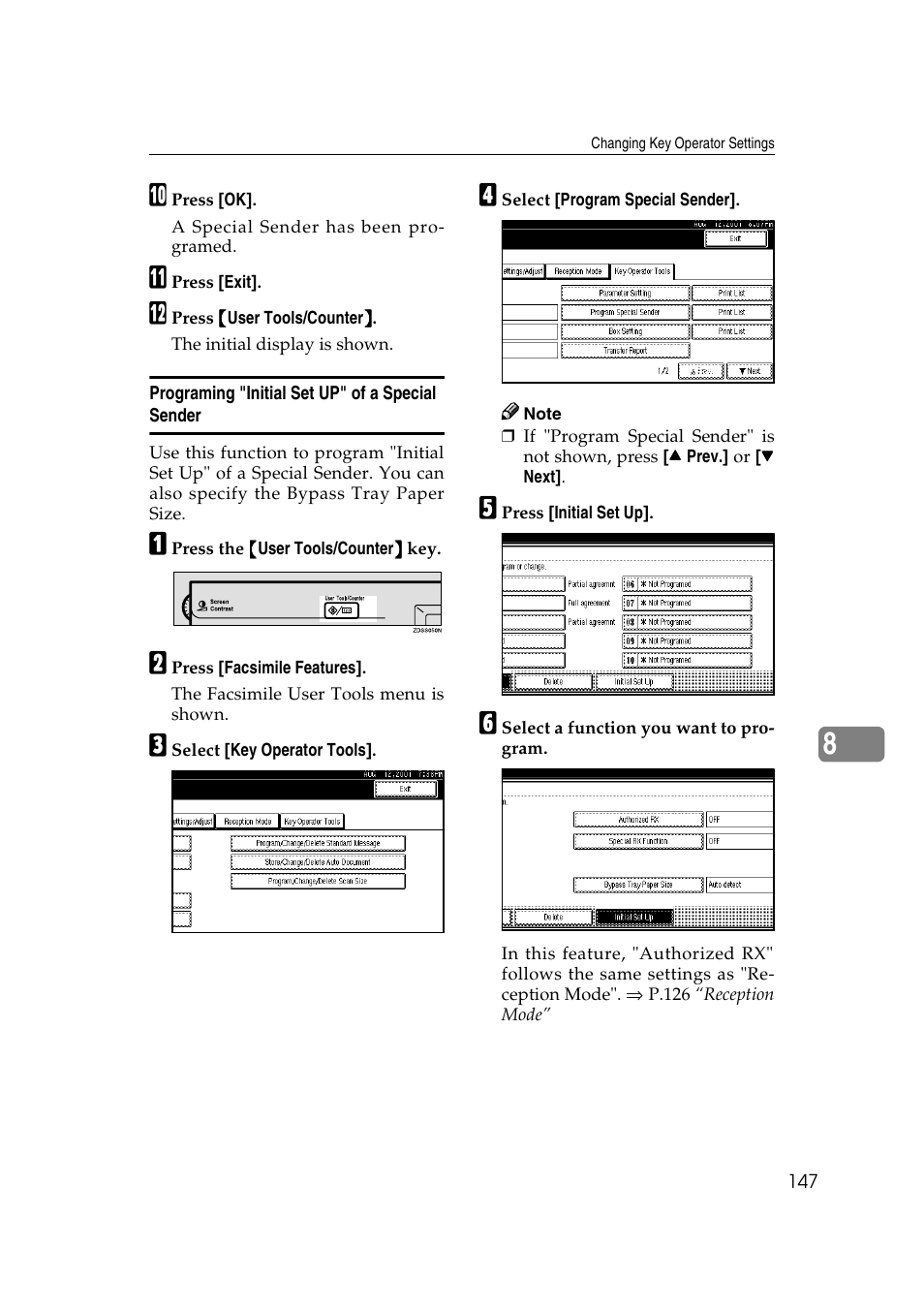 Savin 1045 User Manual | Page 161 / 216