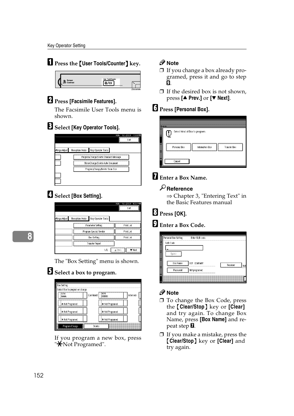 Savin 1045 User Manual | Page 166 / 216