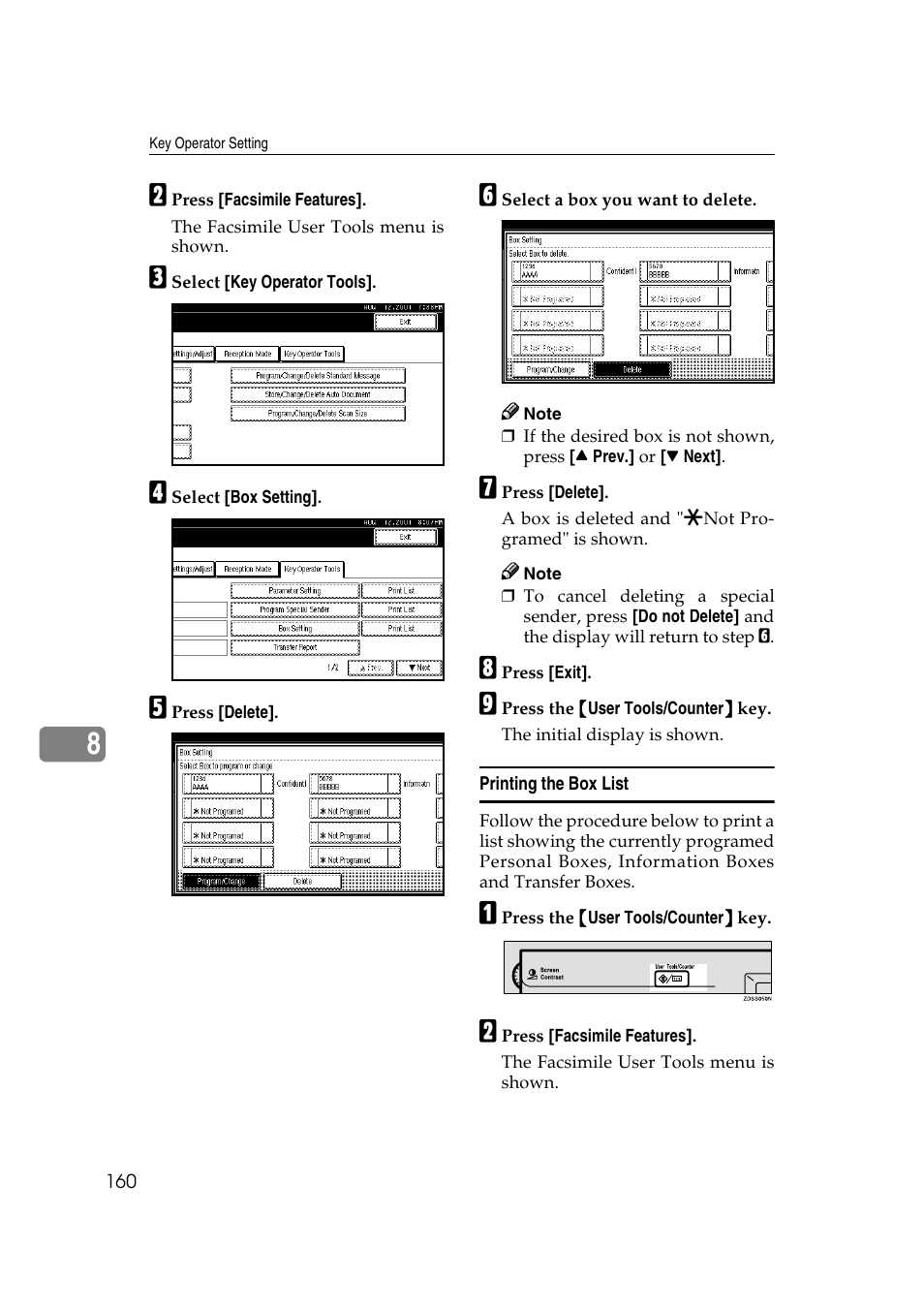 Savin 1045 User Manual | Page 174 / 216