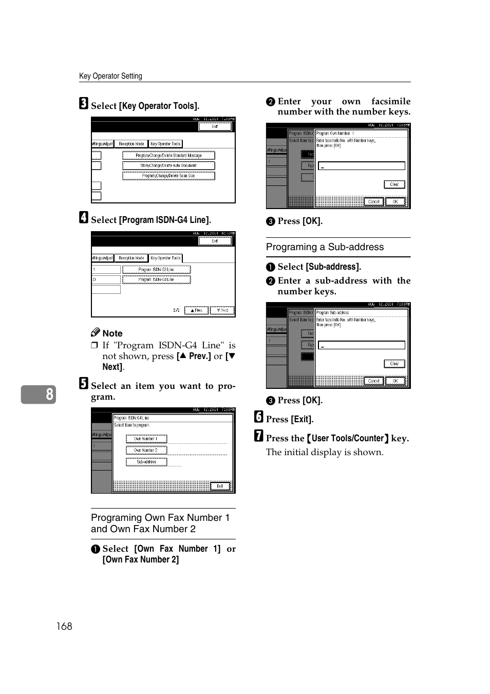 Savin 1045 User Manual | Page 182 / 216