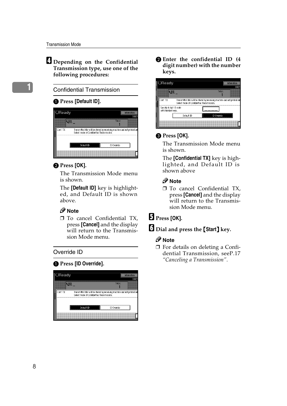 Savin 1045 User Manual | Page 22 / 216