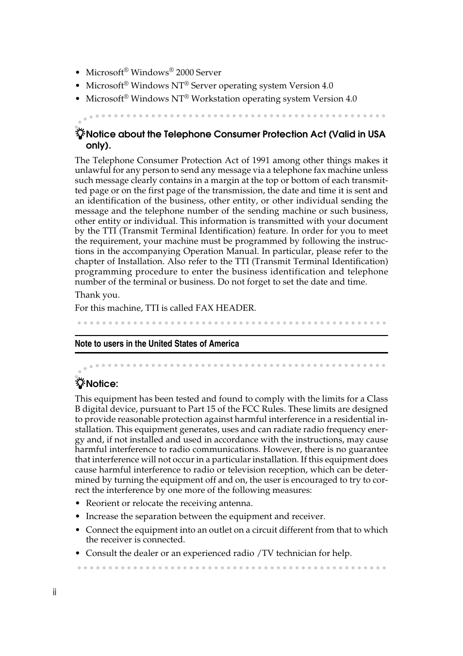 Savin 1045 User Manual | Page 6 / 216