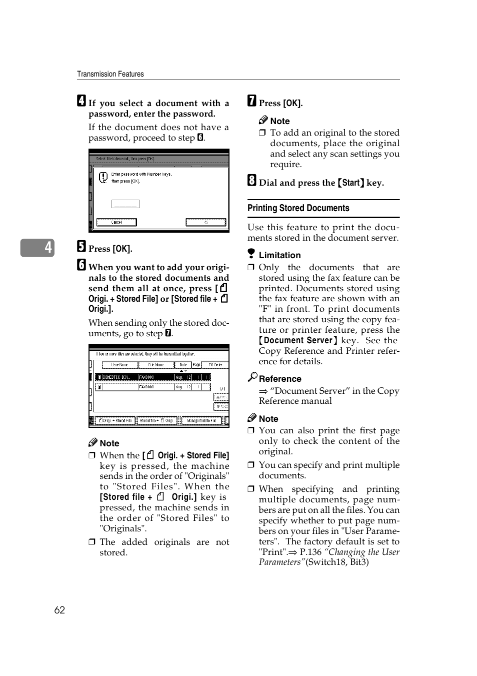 Savin 1045 User Manual | Page 76 / 216