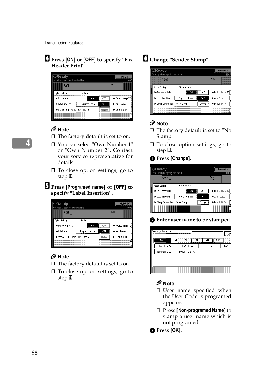 Savin 1045 User Manual | Page 82 / 216