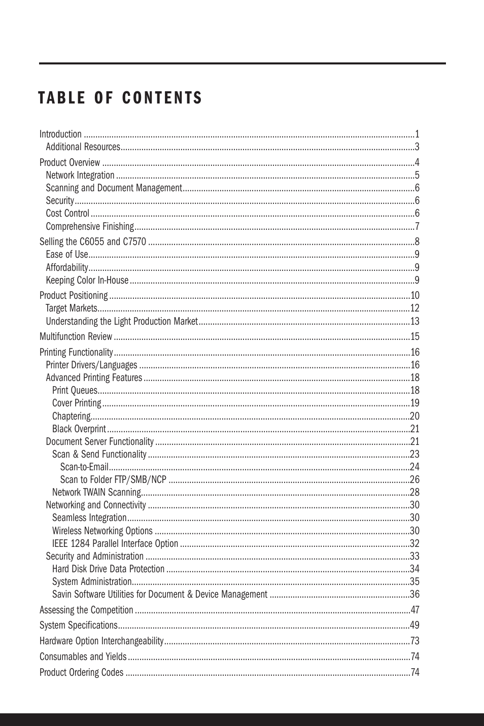 Savin C6055 User Manual | Page 2 / 80