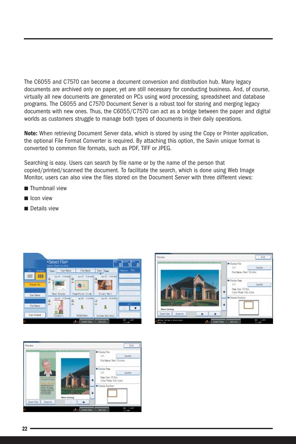 Savin C6055 User Manual | Page 25 / 80