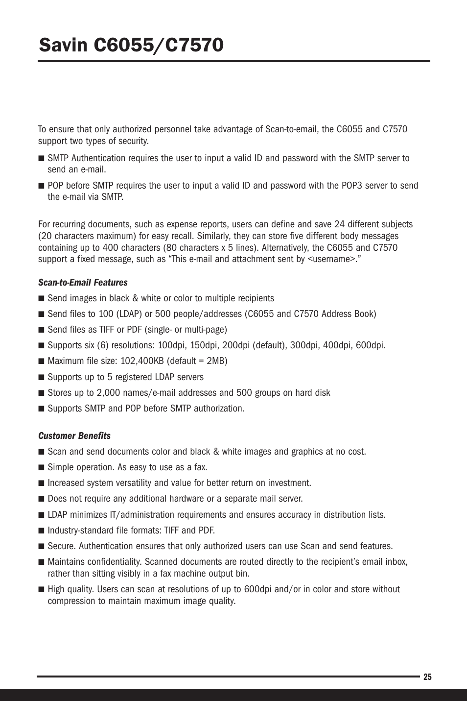 Savin C6055 User Manual | Page 28 / 80