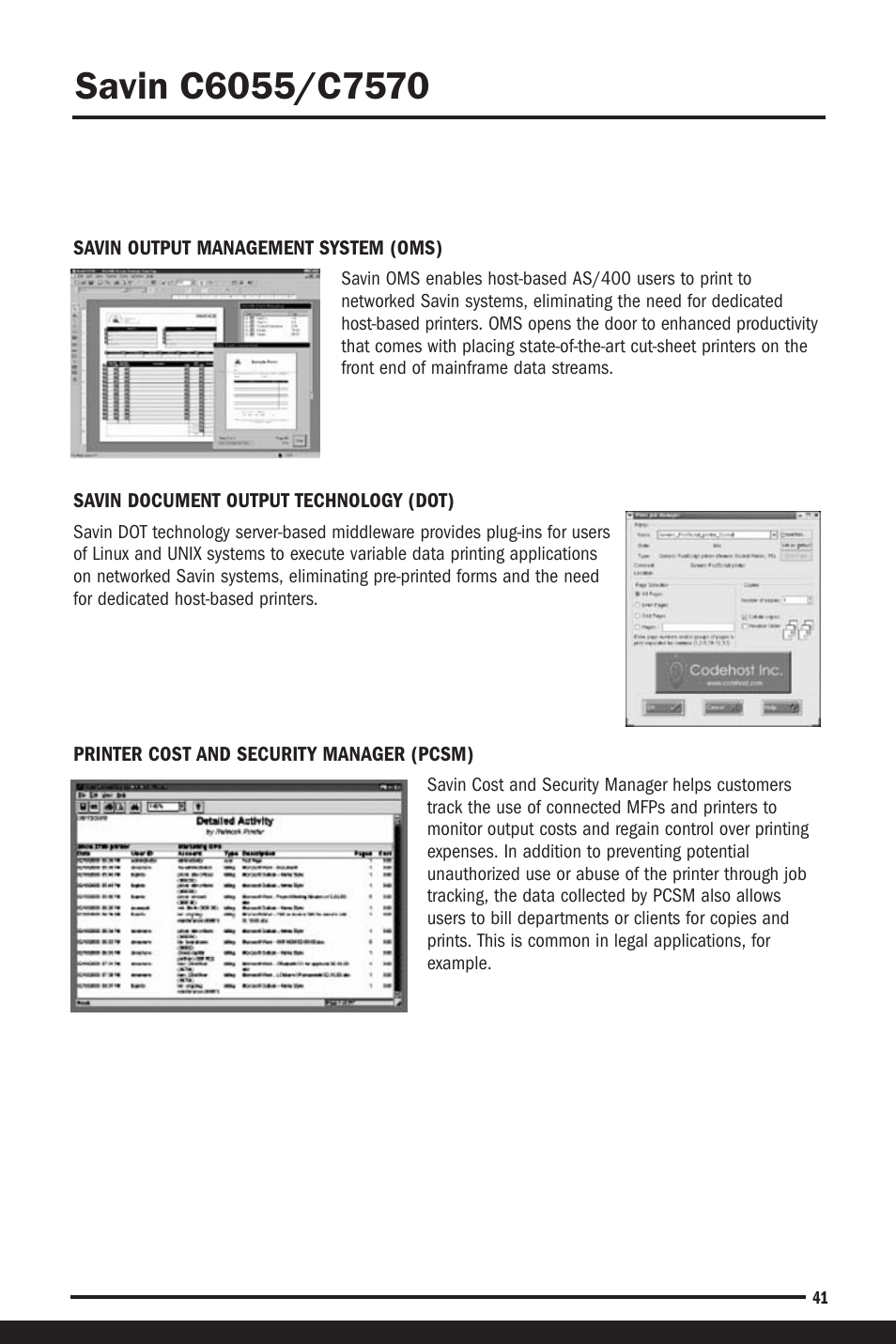 Savin C6055 User Manual | Page 44 / 80