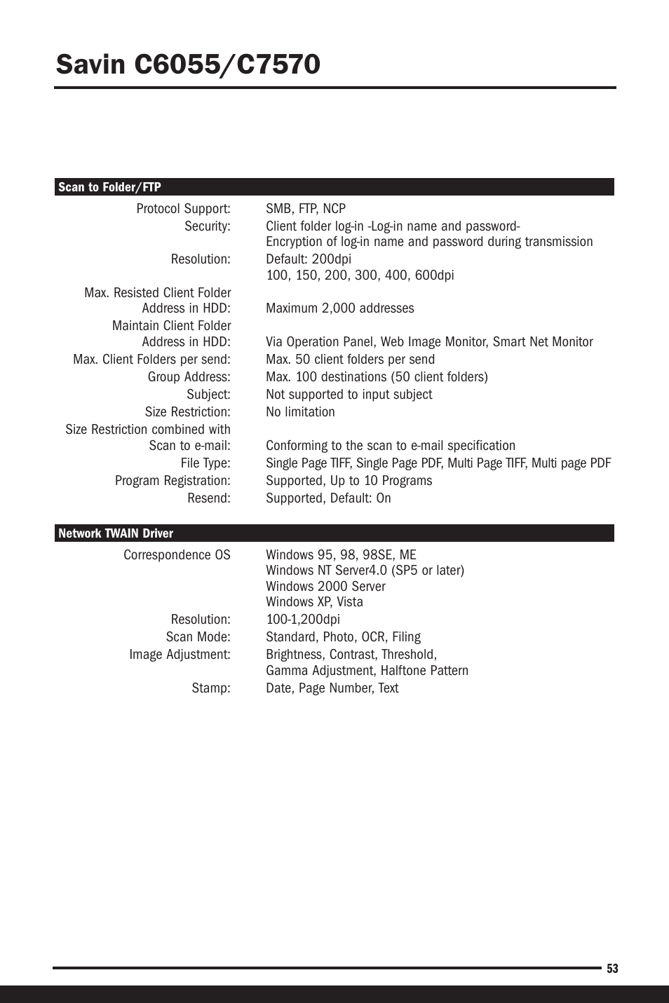 Savin C6055 User Manual | Page 56 / 80