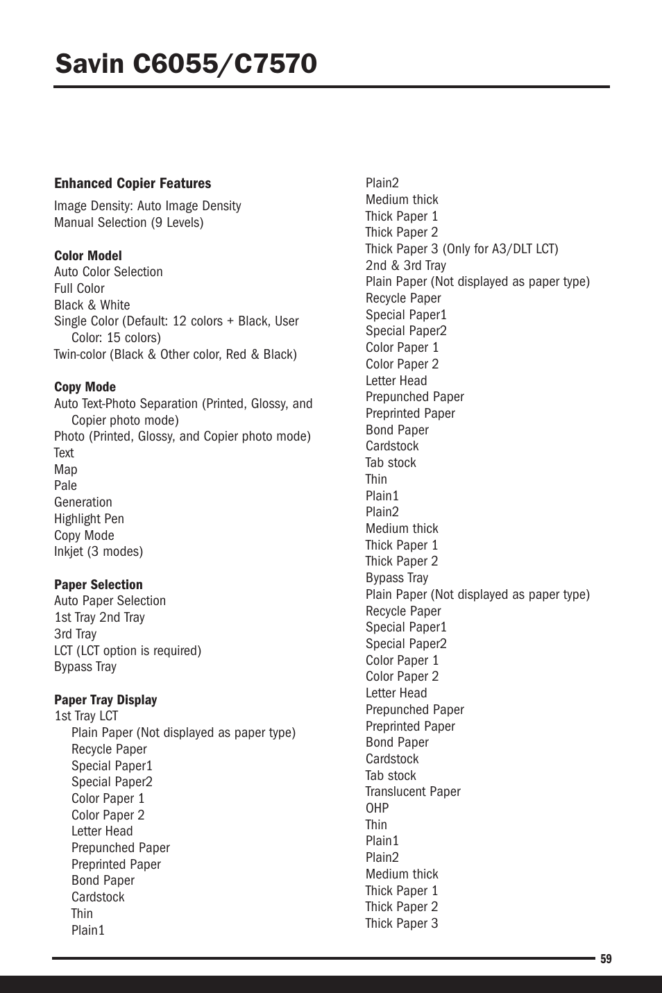 Savin C6055 User Manual | Page 62 / 80