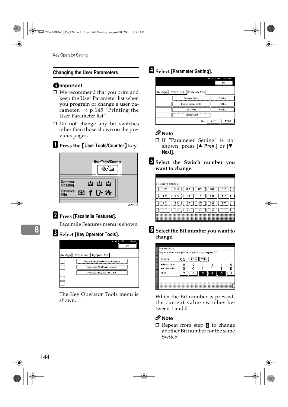 Savin Fax Option Type 1027 User Manual | Page 12 / 74