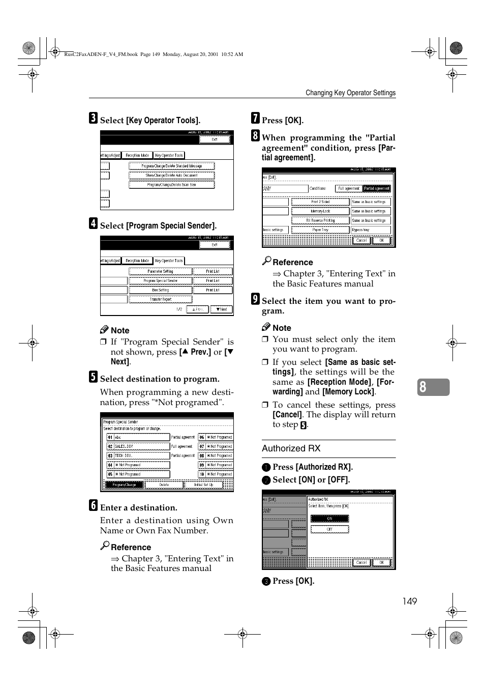 Savin Fax Option Type 1027 User Manual | Page 17 / 74