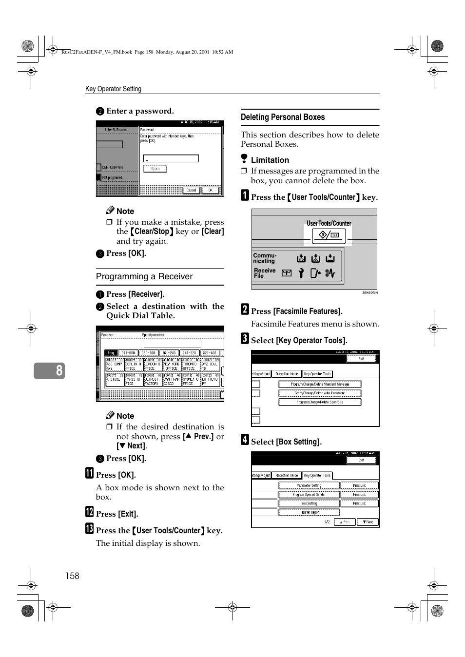 Savin Fax Option Type 1027 User Manual | Page 26 / 74