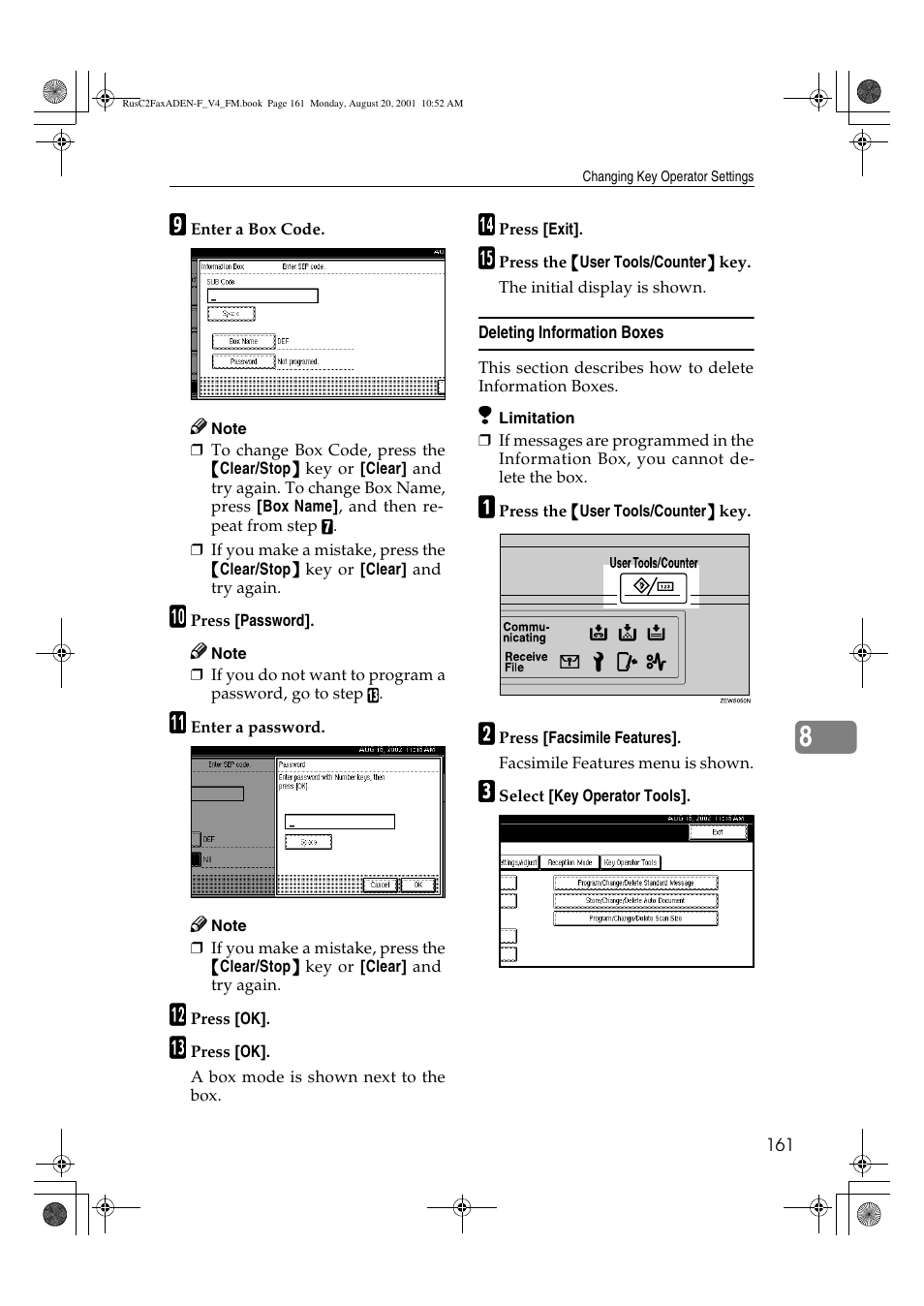 Savin Fax Option Type 1027 User Manual | Page 29 / 74