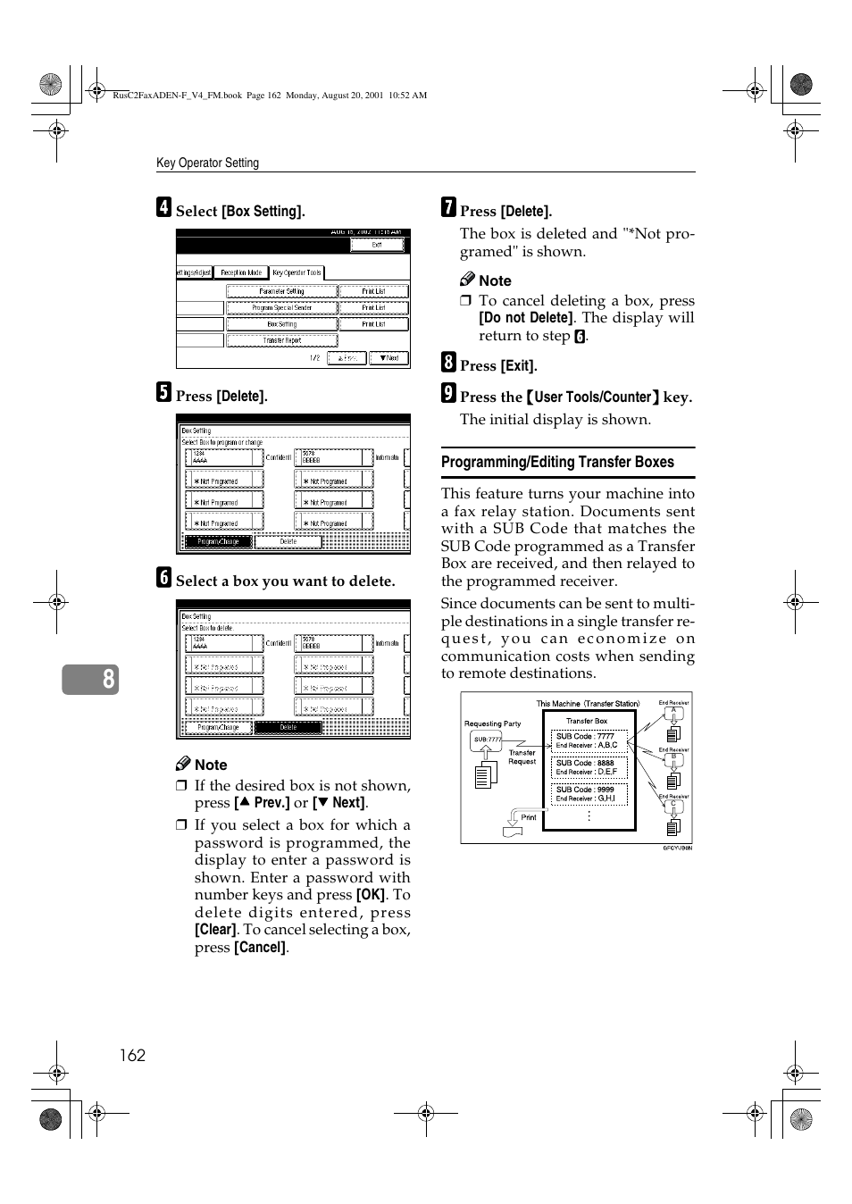 Savin Fax Option Type 1027 User Manual | Page 30 / 74