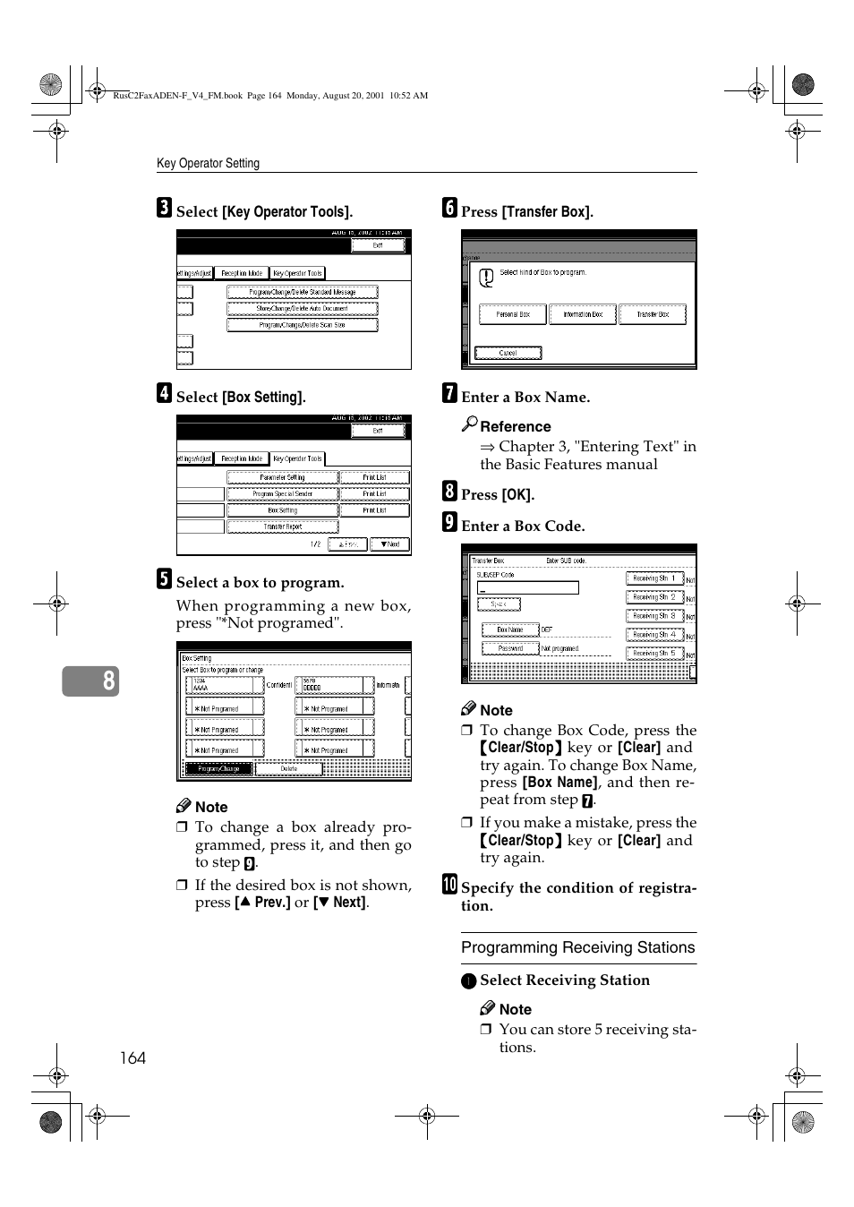 Savin Fax Option Type 1027 User Manual | Page 32 / 74