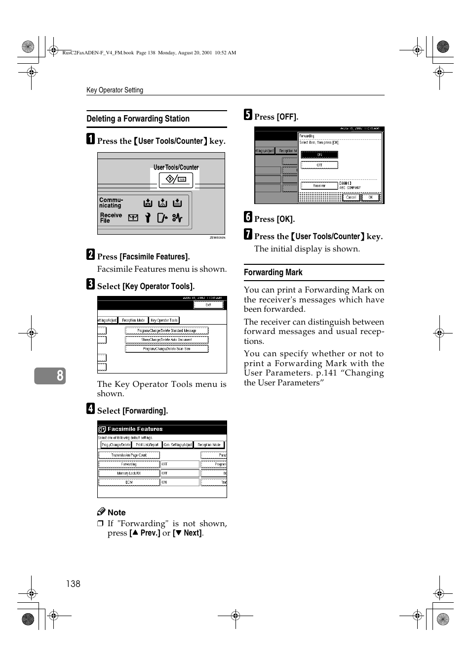Savin Fax Option Type 1027 User Manual | Page 6 / 74