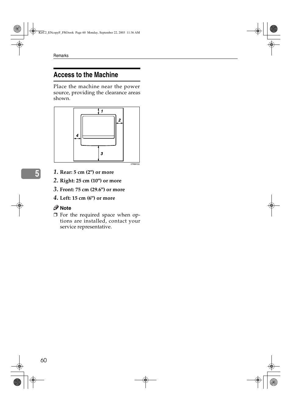 Access to the machine | Savin 4018 User Manual | Page 68 / 80