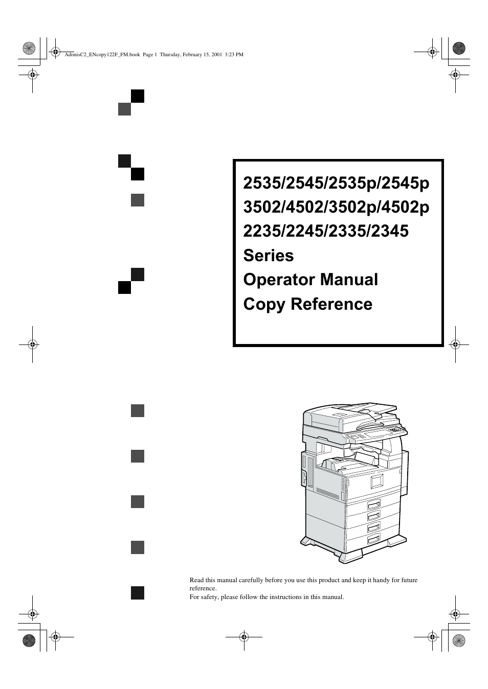 Savin 4502/4502p User Manual | 89 pages