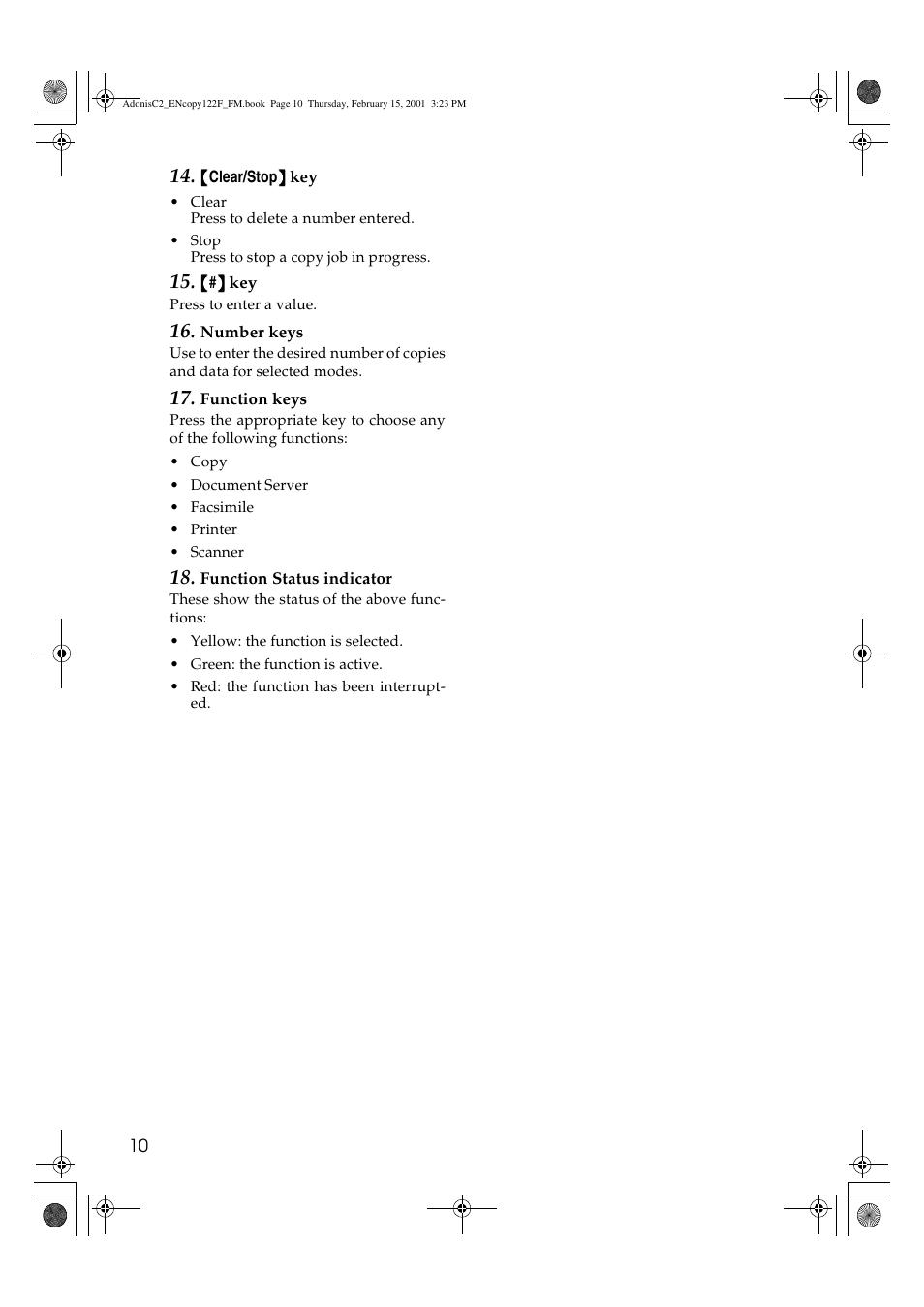 Savin 4502/4502p User Manual | Page 23 / 89