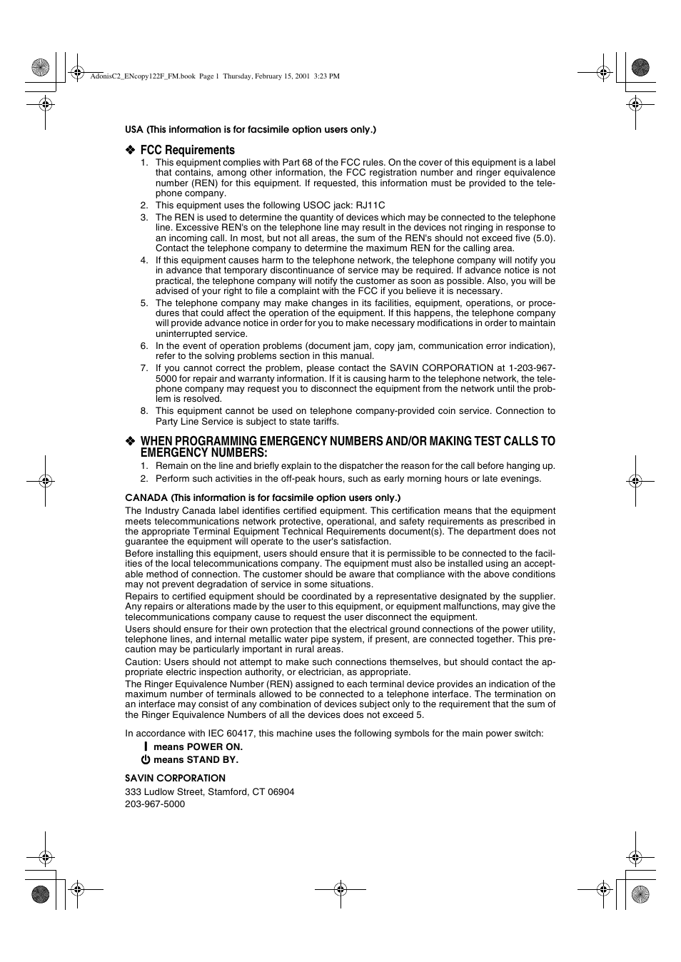 Savin 4502/4502p User Manual | Page 3 / 89