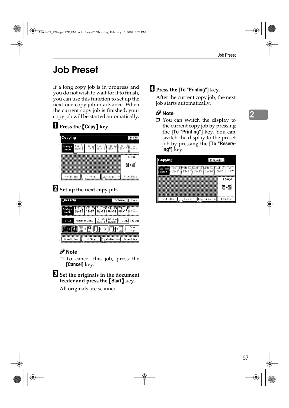 2job preset | Savin 4502/4502p User Manual | Page 80 / 89