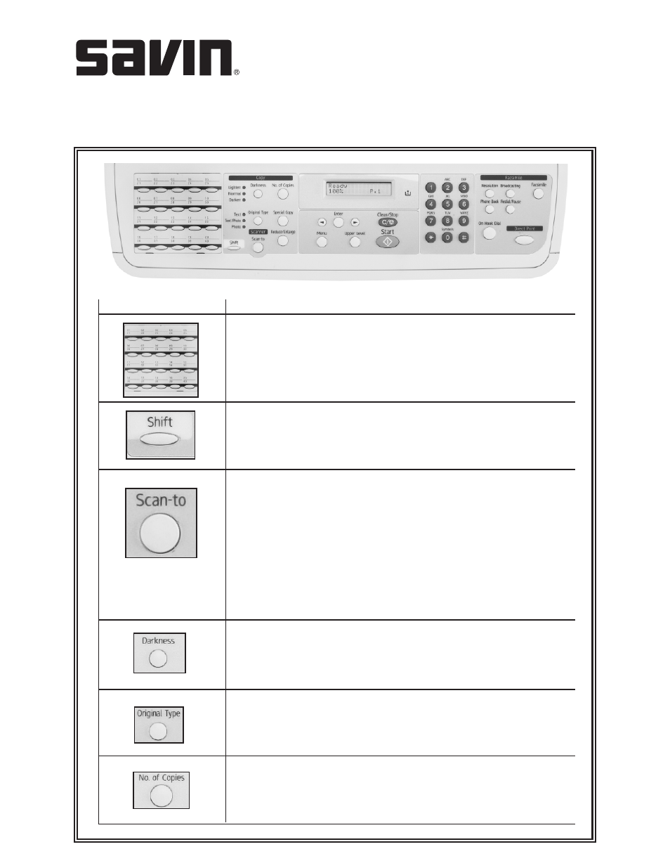 Savin AC205L User Manual | 14 pages