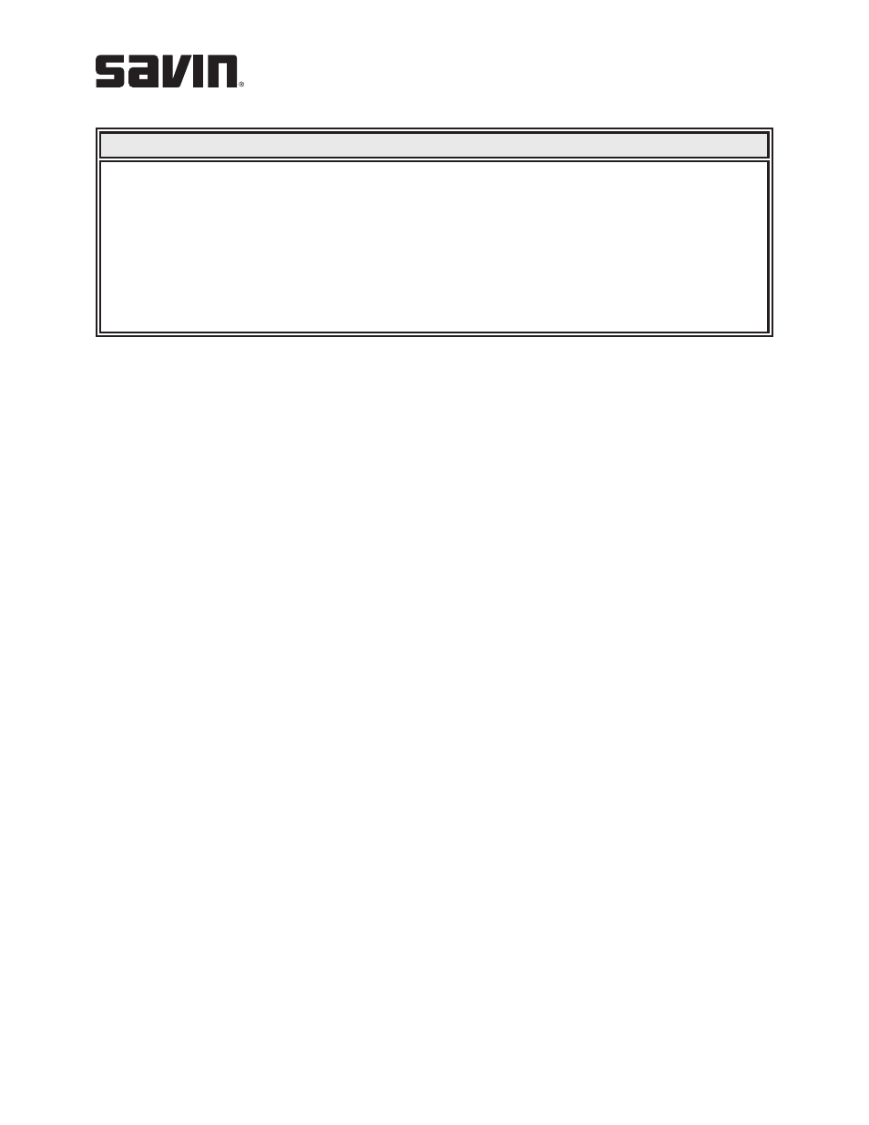 Savin AC205L User Manual | Page 14 / 14