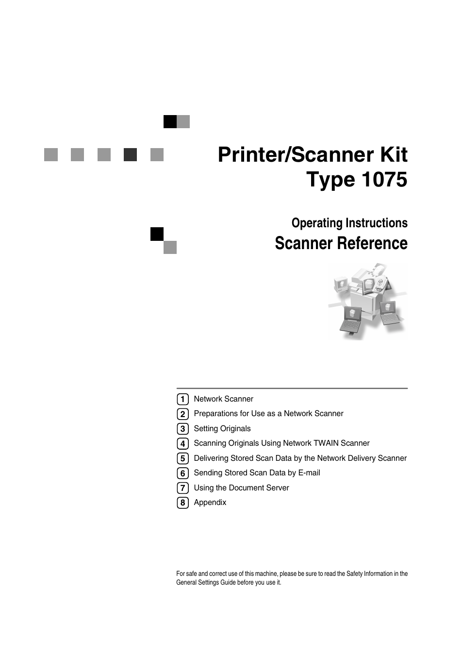 Savin 1075 User Manual | 106 pages