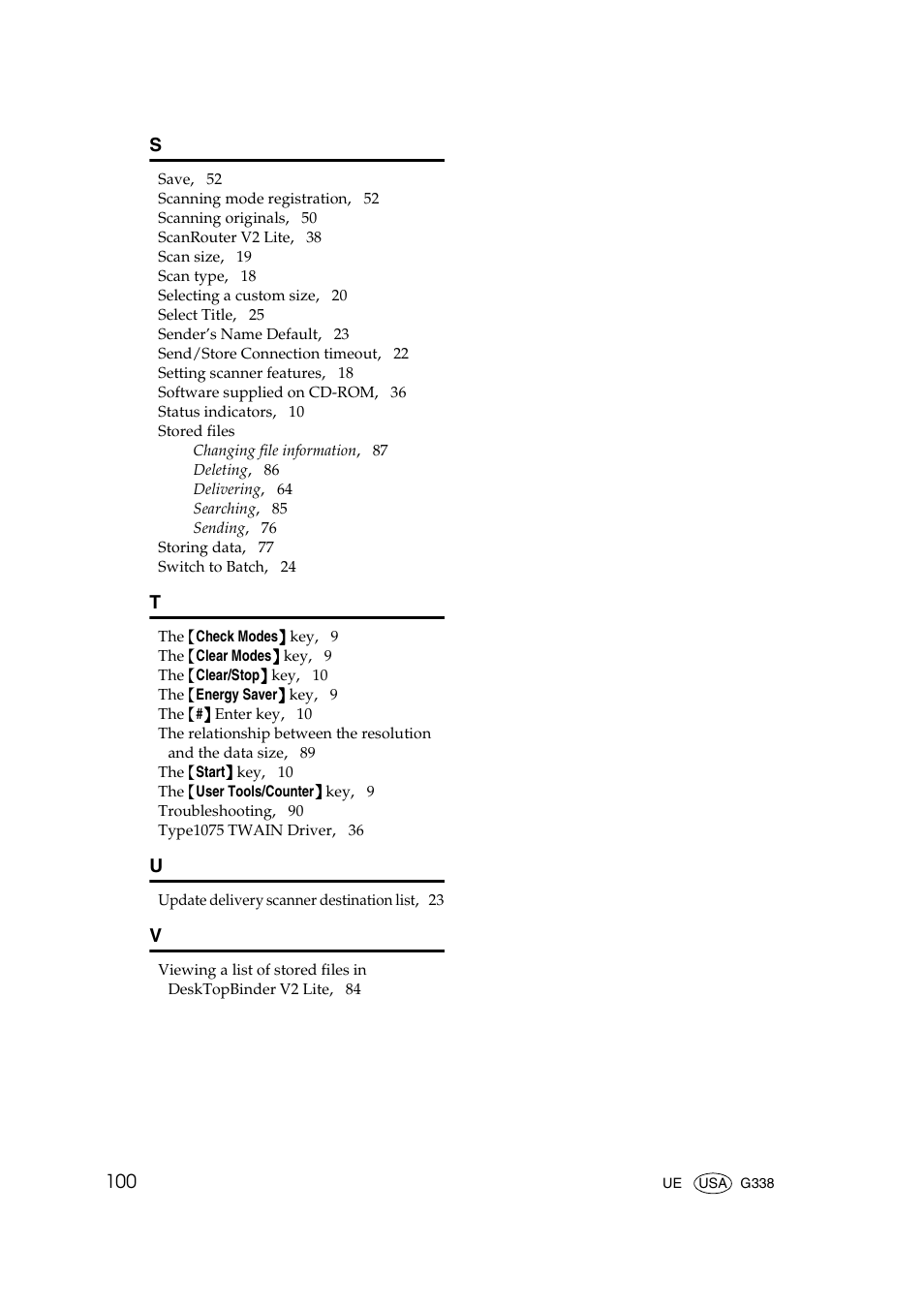 Savin 1075 User Manual | Page 104 / 106