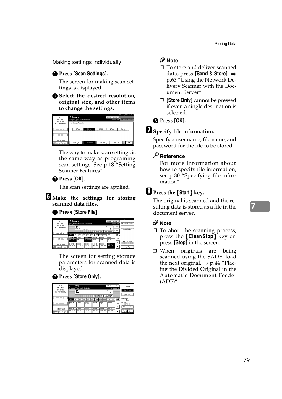 Savin 1075 User Manual | Page 83 / 106