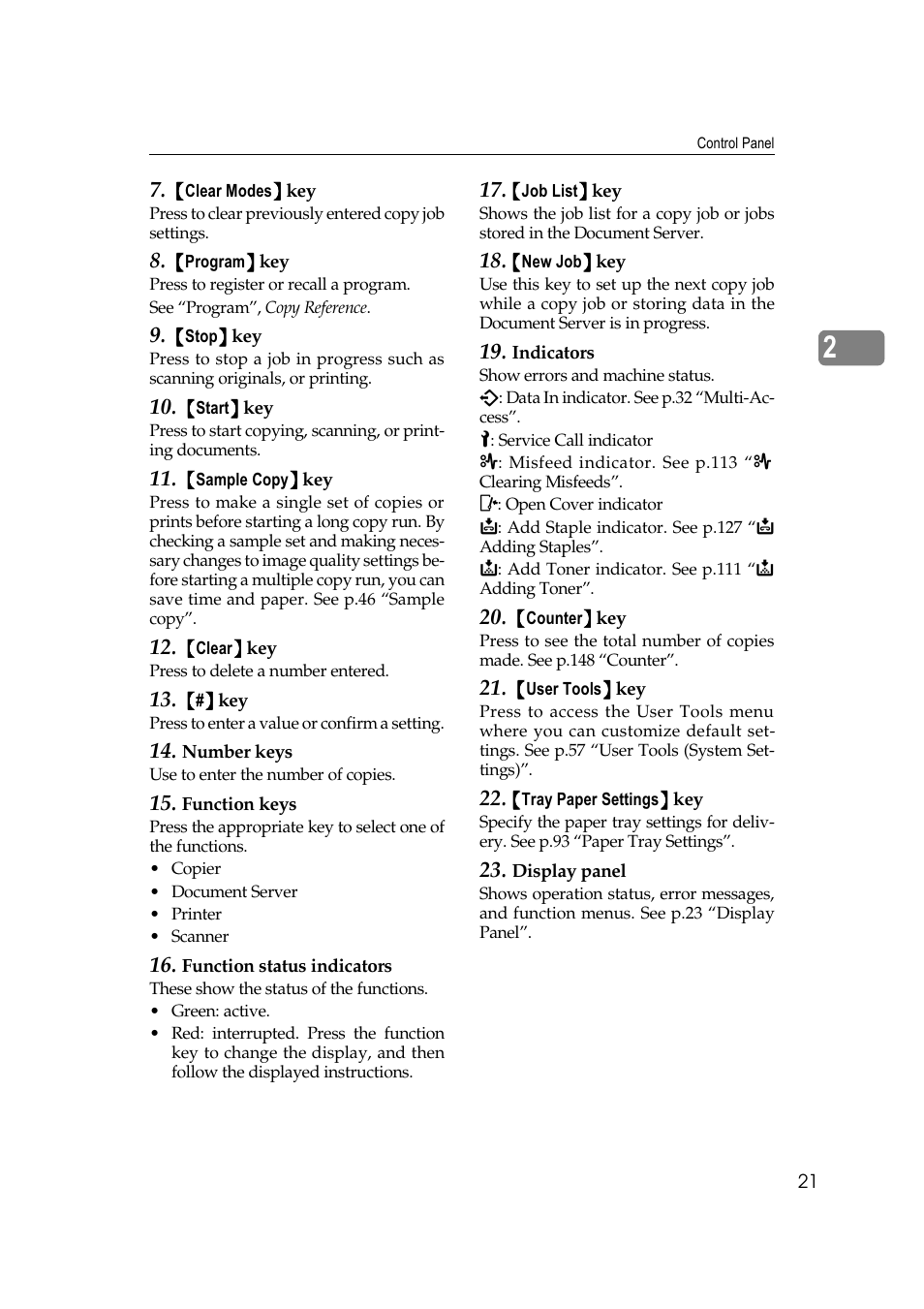 Savin 40105 User Manual | Page 31 / 66
