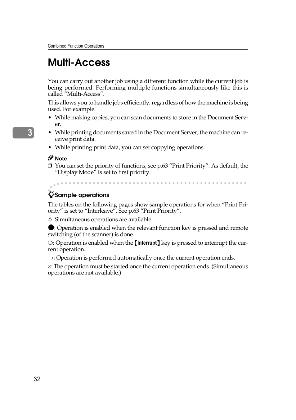 Multi-access | Savin 40105 User Manual | Page 42 / 66