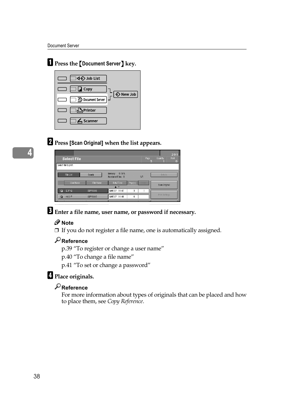 Savin 40105 User Manual | Page 48 / 66