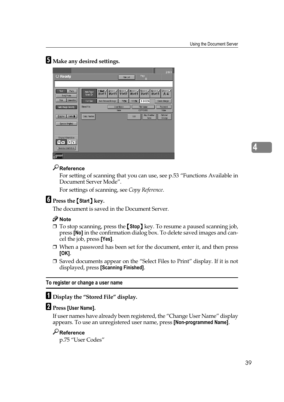 Savin 40105 User Manual | Page 49 / 66