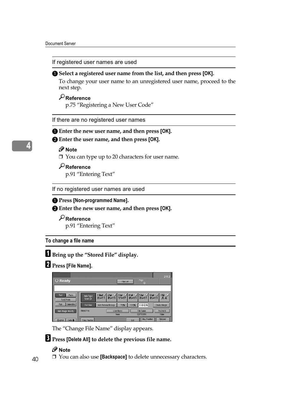 Savin 40105 User Manual | Page 50 / 66