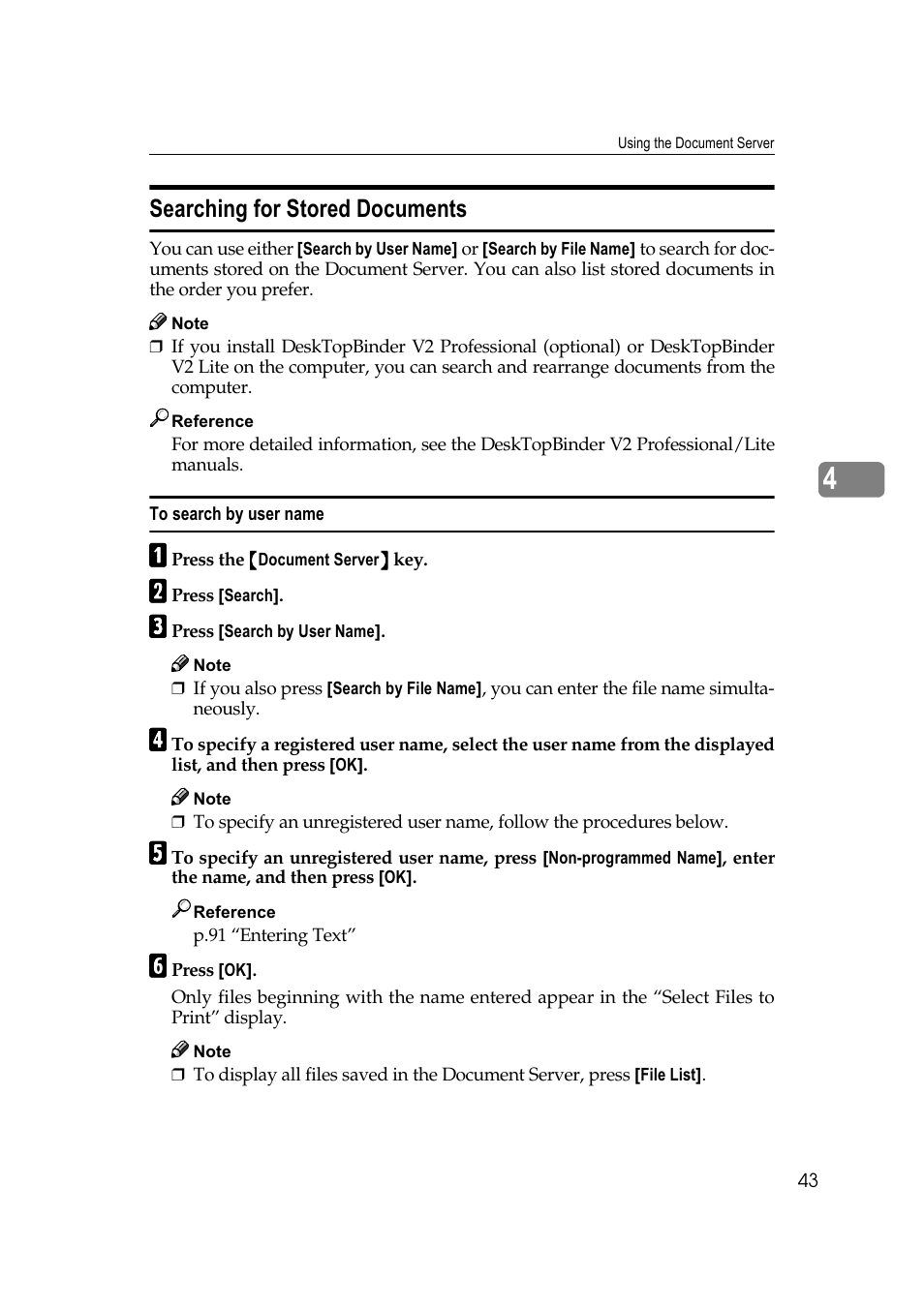 6hdufklqj iru 6wruhg 'rfxphqwv | Savin 40105 User Manual | Page 53 / 66