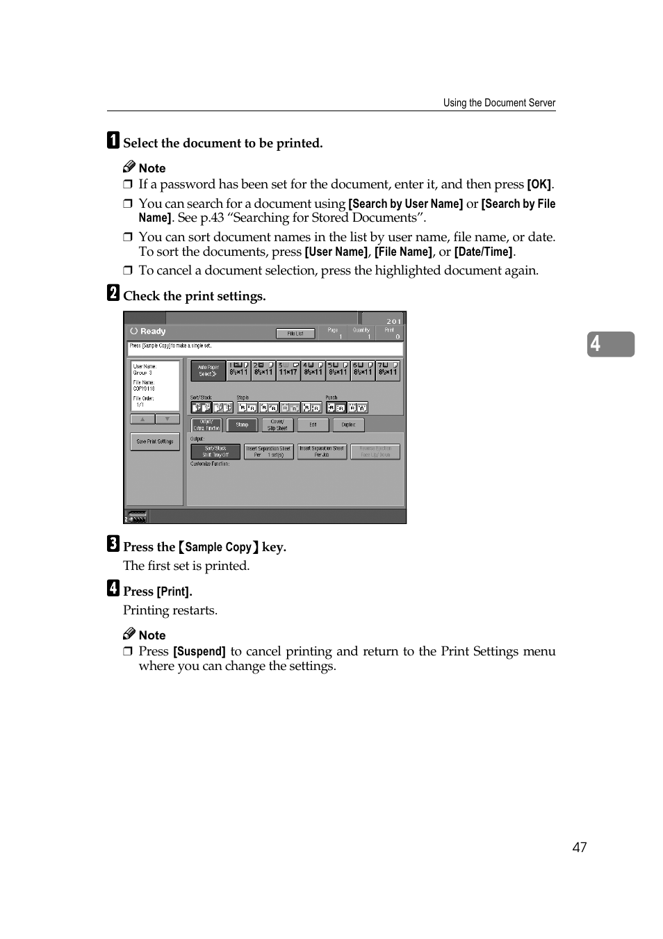 Savin 40105 User Manual | Page 57 / 66