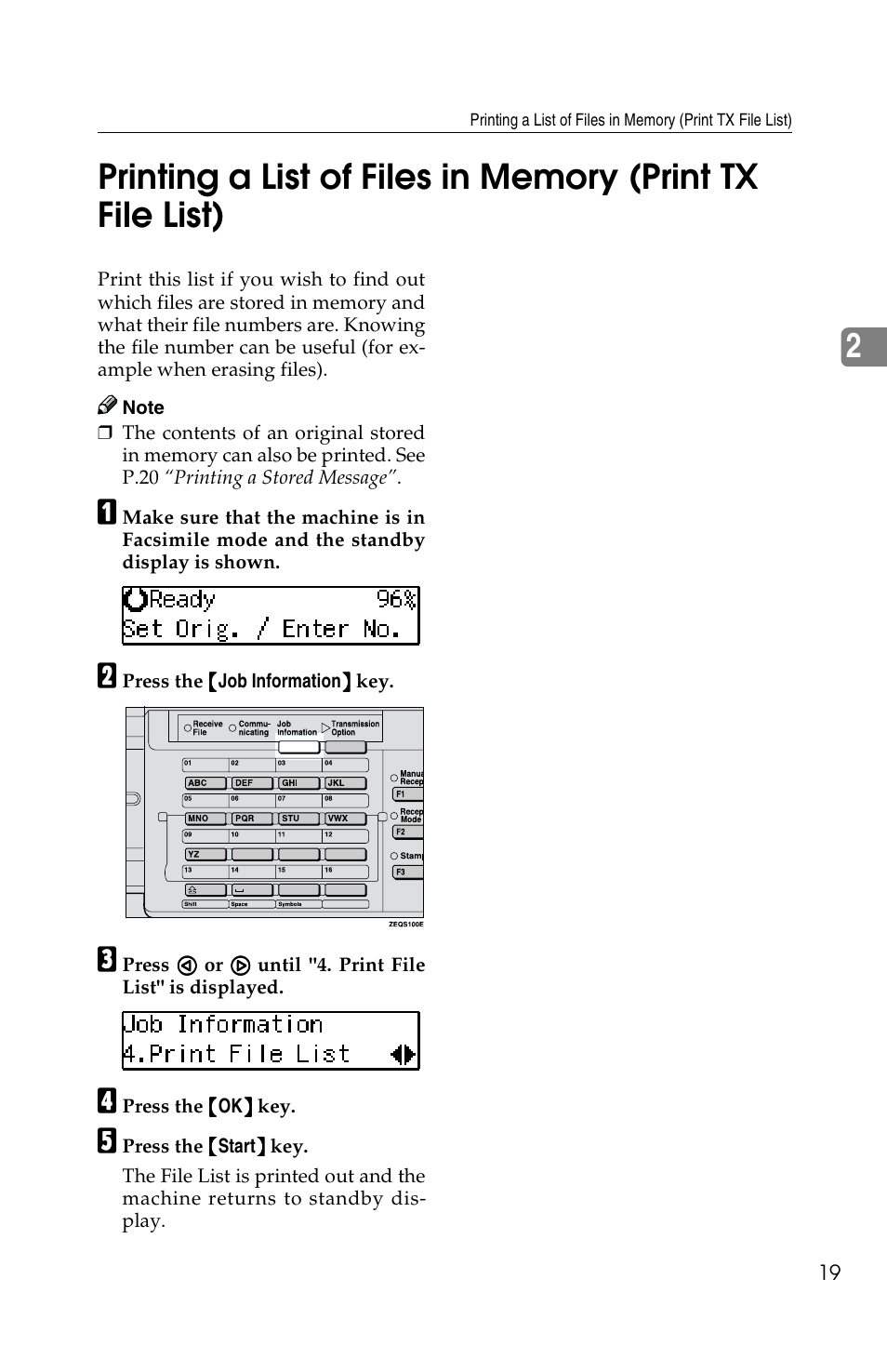 Savin F ax Machine 1018 User Manual | Page 102 / 193